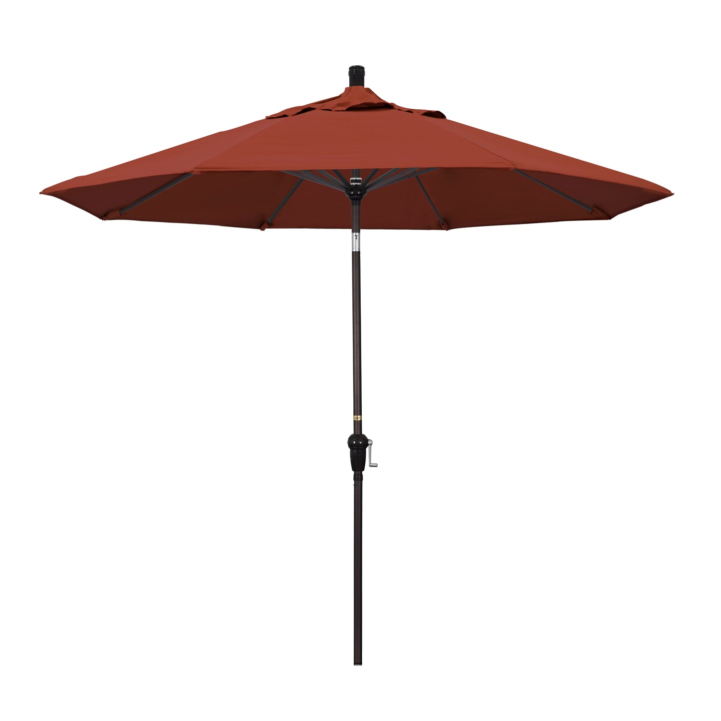 CasaFoyer 9ft California Umbrella - Market Style, Crank-to-Open & Tilt, Auto-Tilt Feature, Durable Frame - Residential Favorite