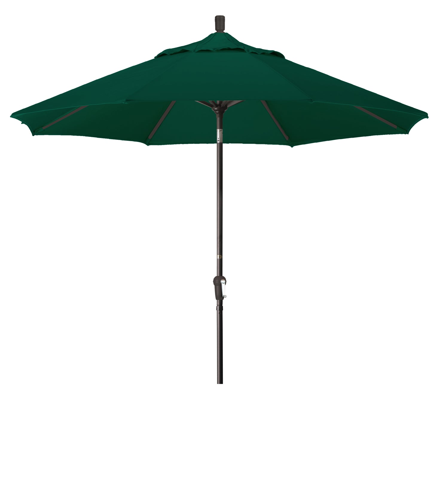 CasaFoyer 9ft California Market Style Umbrella with Crank-to-Open, Crank-to-Tilt, and Auto-Tilt Feature - Durable Frame for Long-Lasting Shade Enjoyment