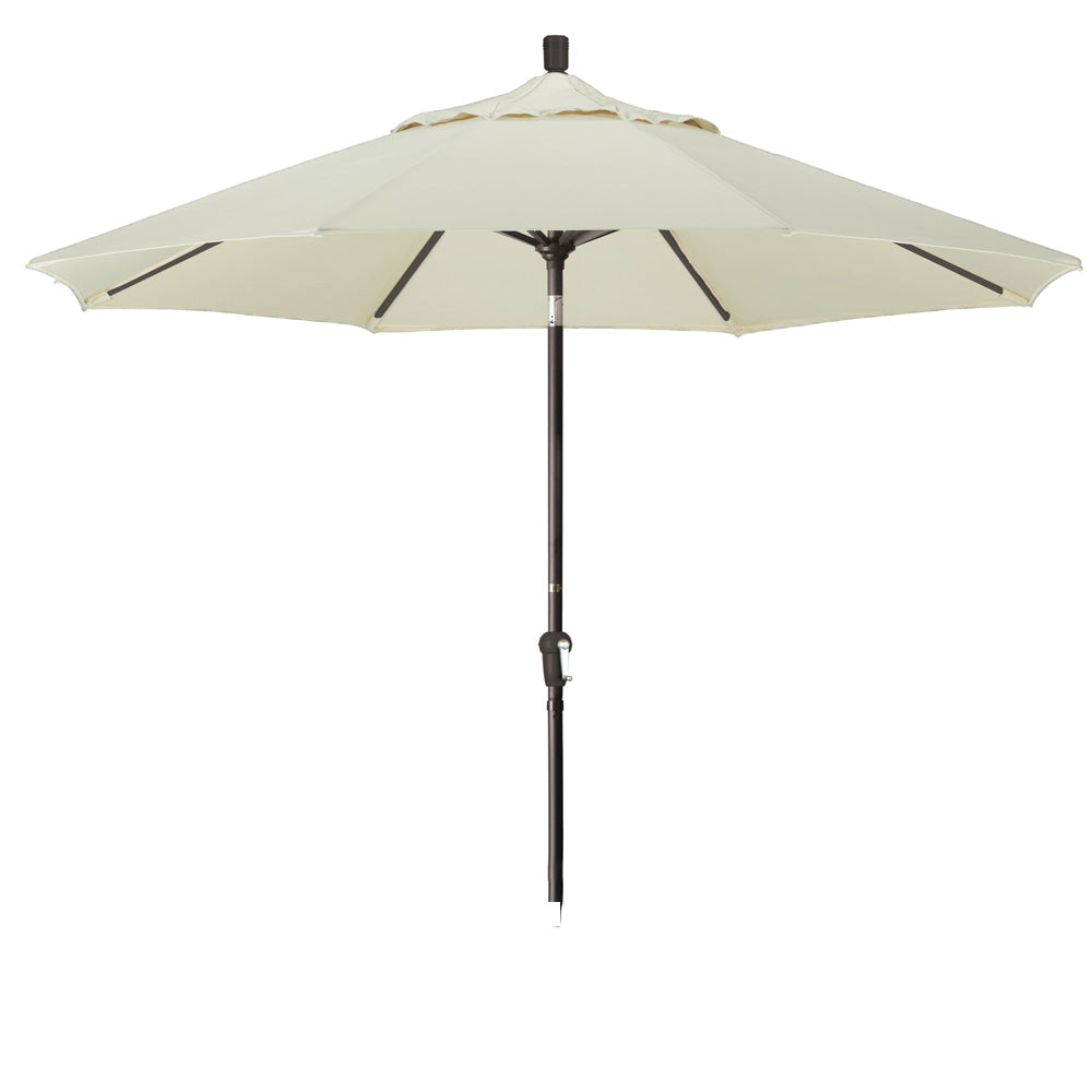CasaFoyer 9' California Market Style Umbrella with Crank-to-Open and Auto-Tilt Feature - Durable Frame, Attractive Design, Easy Shade Adjustment