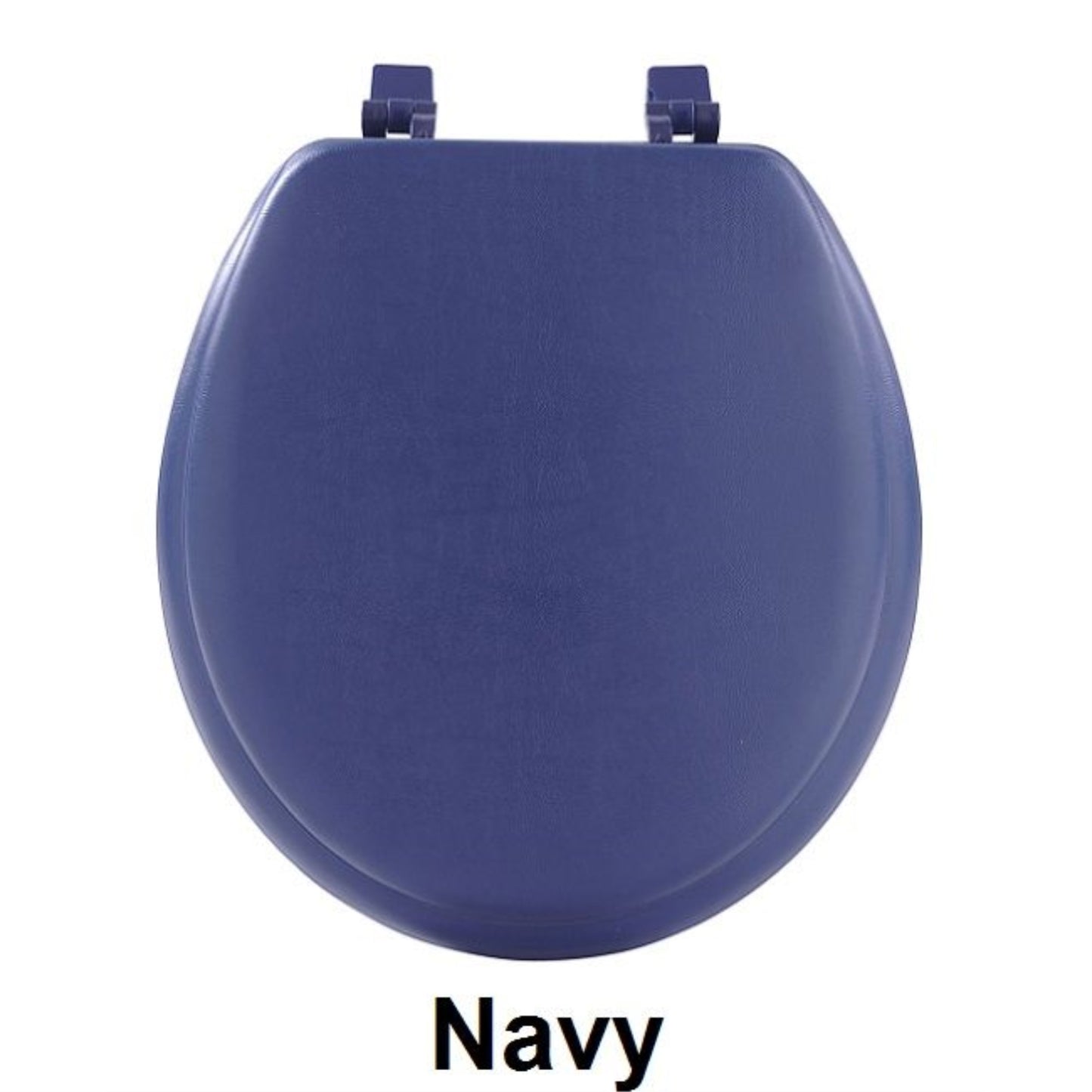 CasaFoyer Fantasia Toilet Seat - Warm & Comfortable Vinyl Cover, Easy Installation, Fits Standard Fixtures, Adjustable Hinges, Mild Soap Cleaning. (DEHP Warning)