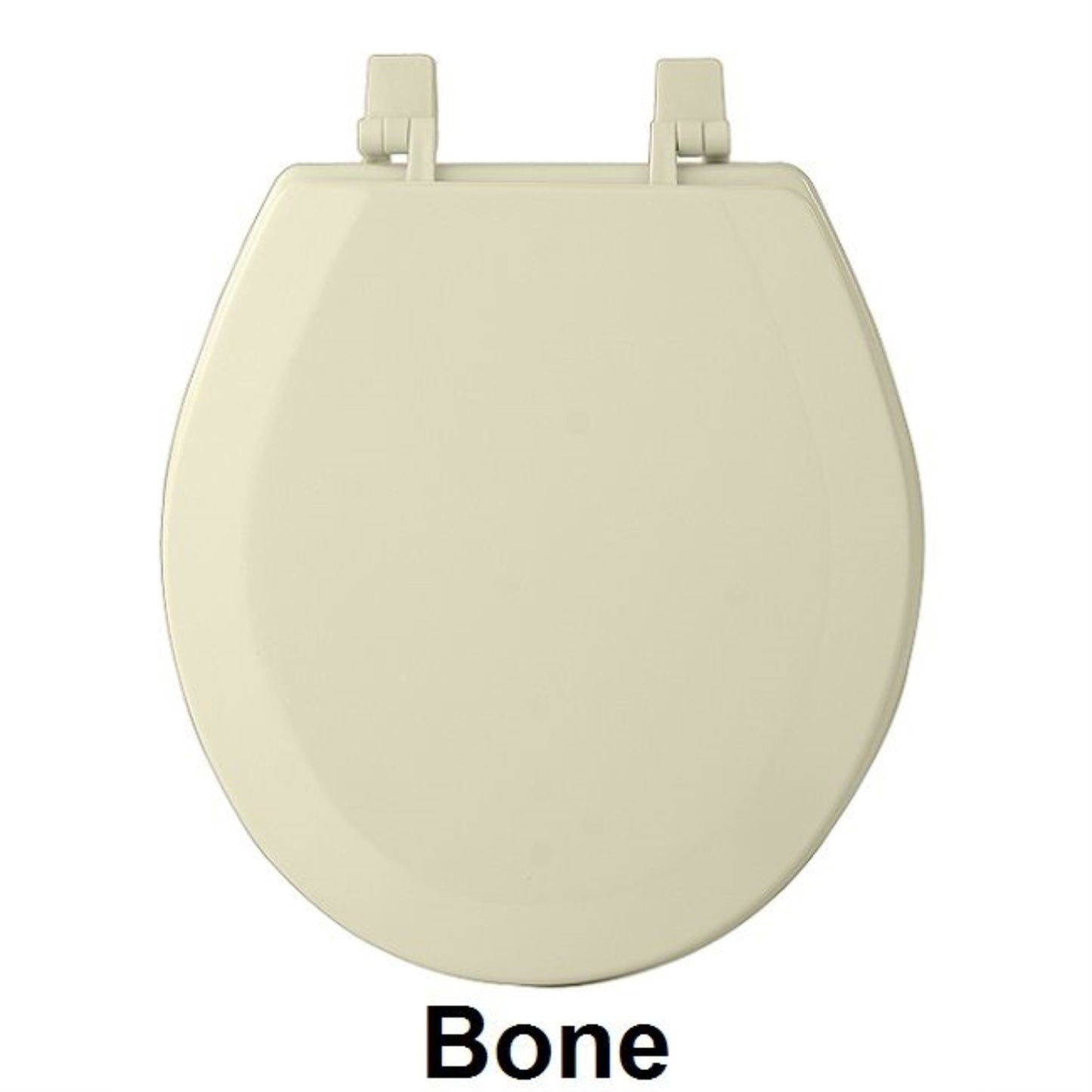 CasaFoyer Wood Toilet Seat - Sturdy, Long-lasting, Easy Installation, Adjustable Hinges, Deluxe Molded Design, Compatible with Standard Fixtures, Nylon Screws, Easy to Clean, All Hardware Included
