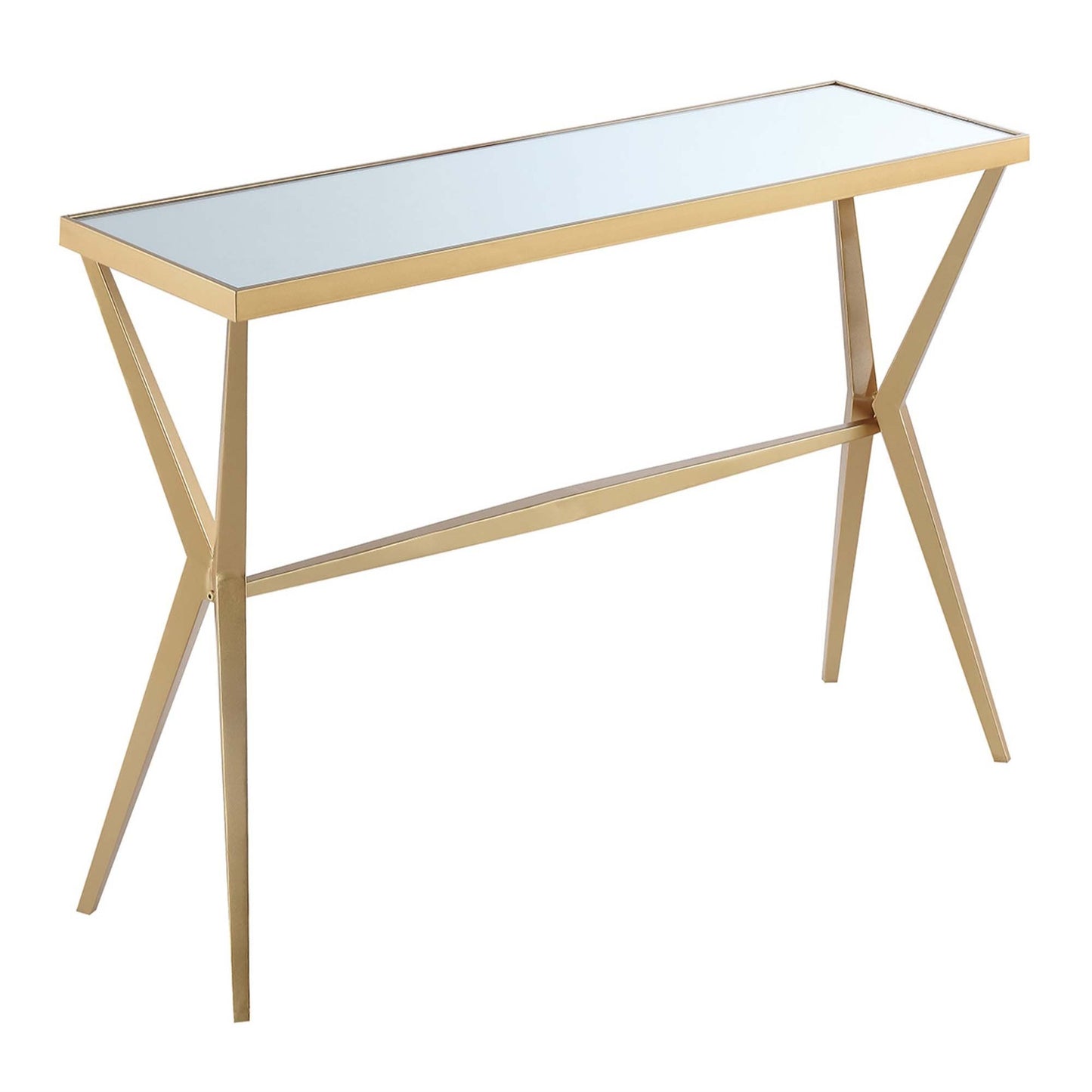 CasaFoyer Saturn Console Table - Contemporary Design, Mirrored Surface, Versatile Placement, Sturdy Frame, Easy Assembly. Explore More Planet Consoles by CasaFoyer.