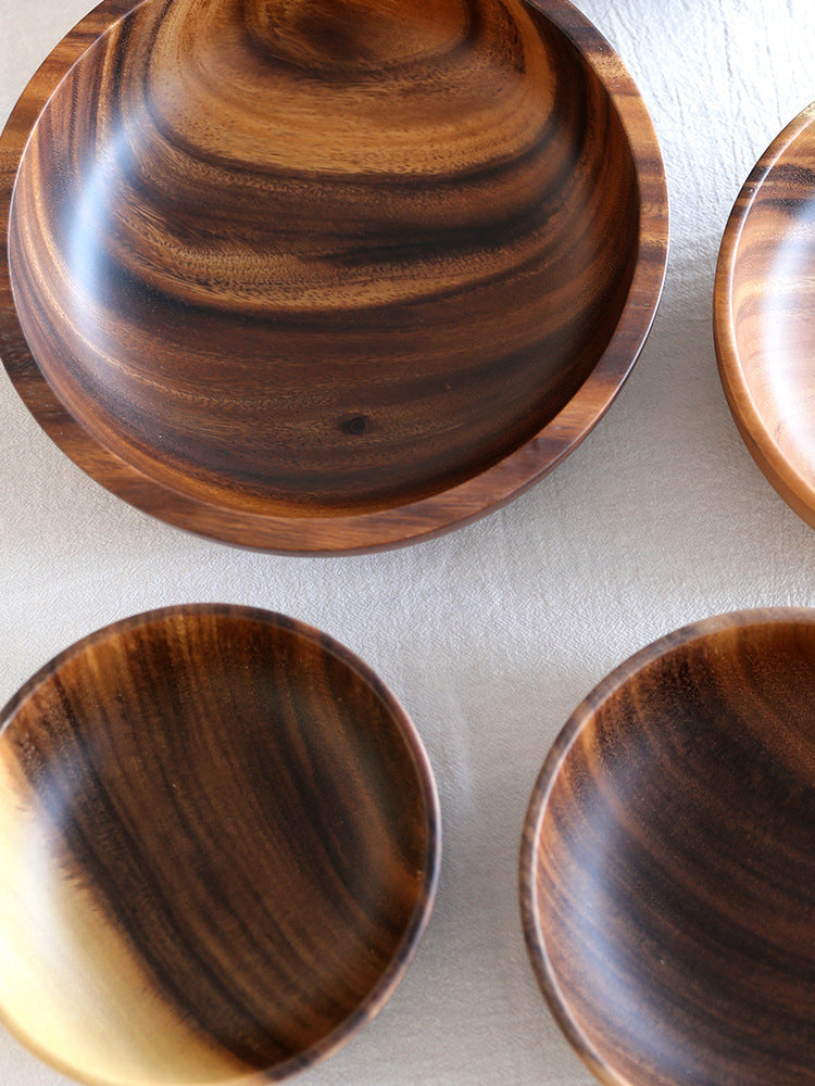 Bowls | CasaFoyer Acacia wooden bowl wooden tableware | casafoyer.myshopify.com