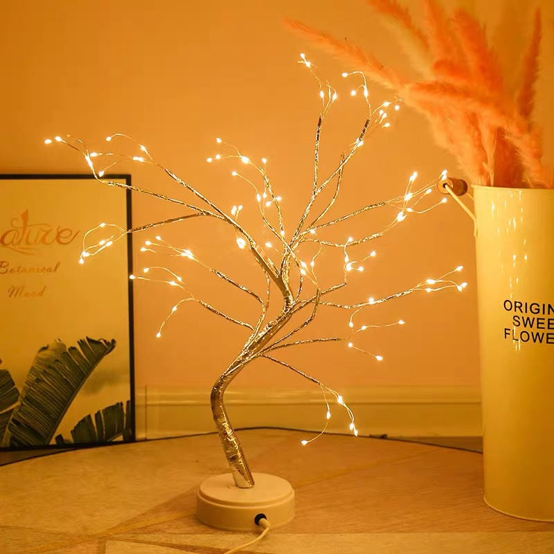 Decorative Light | CasaFoyer Led Copper Wire Light Bedroom Tree shape Light | casafoyer.myshopify.com