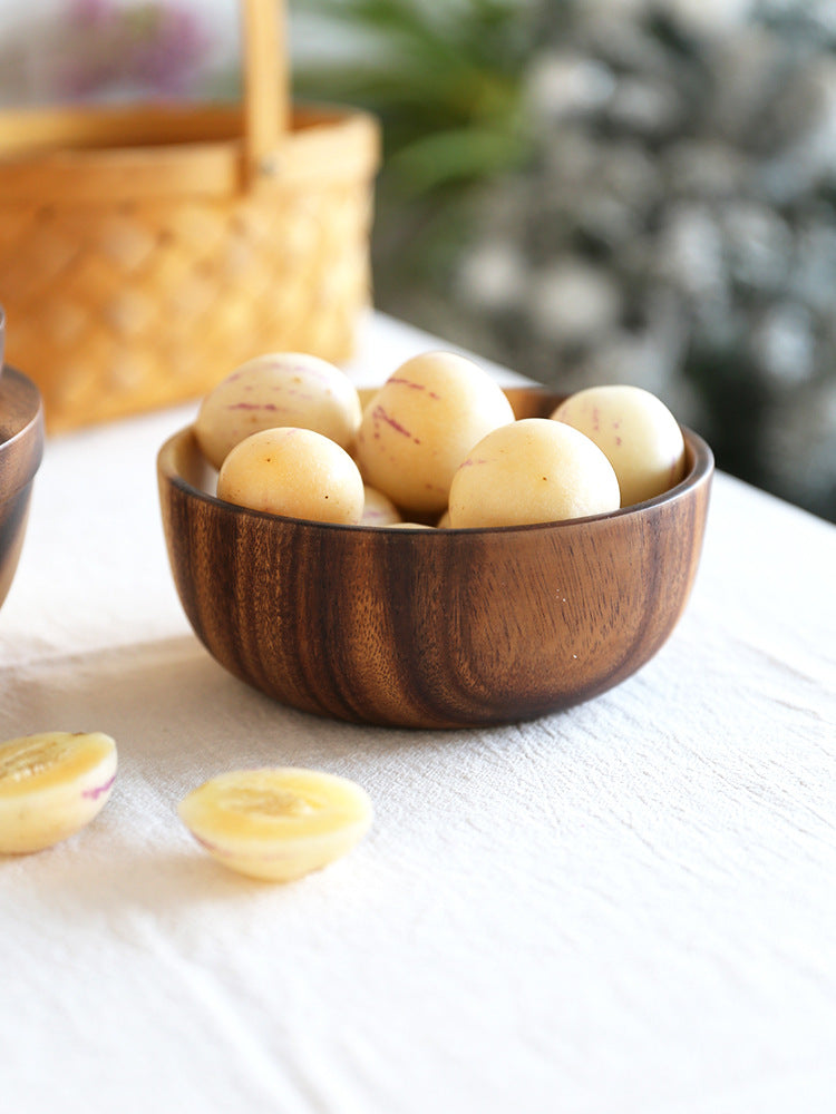 Bowls | CasaFoyer Acacia wooden bowl wooden tableware | casafoyer.myshopify.com