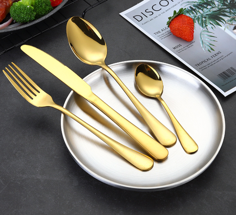 Tableware | CasaFoyer 24 pcs Stainless Steel Tableware Set with Box | casafoyer.myshopify.com