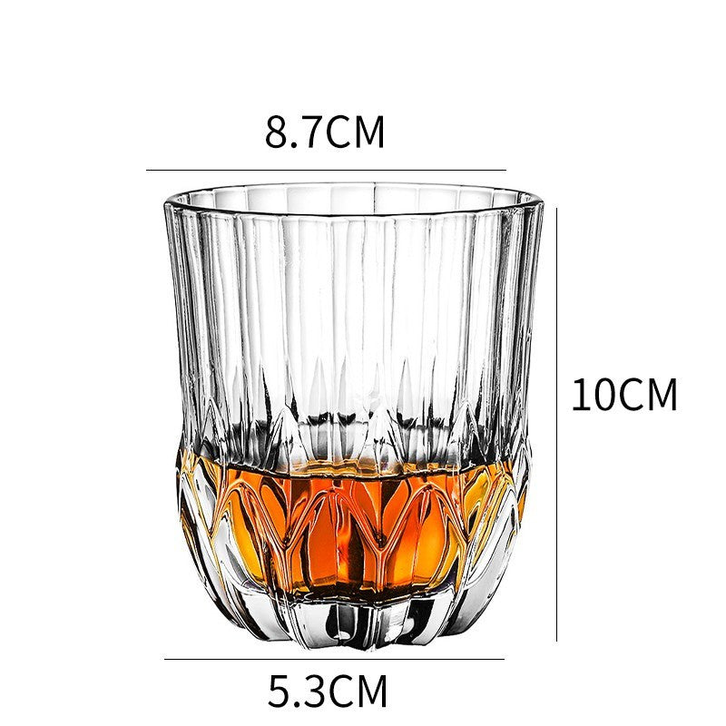 Bed Linen | Whiskey Glass Wine Glass Foreign Wine Glass Crystal Glass Octagonal Glass Thickened Bar Glass Set Beer Glass | casafoyer.myshopify.com