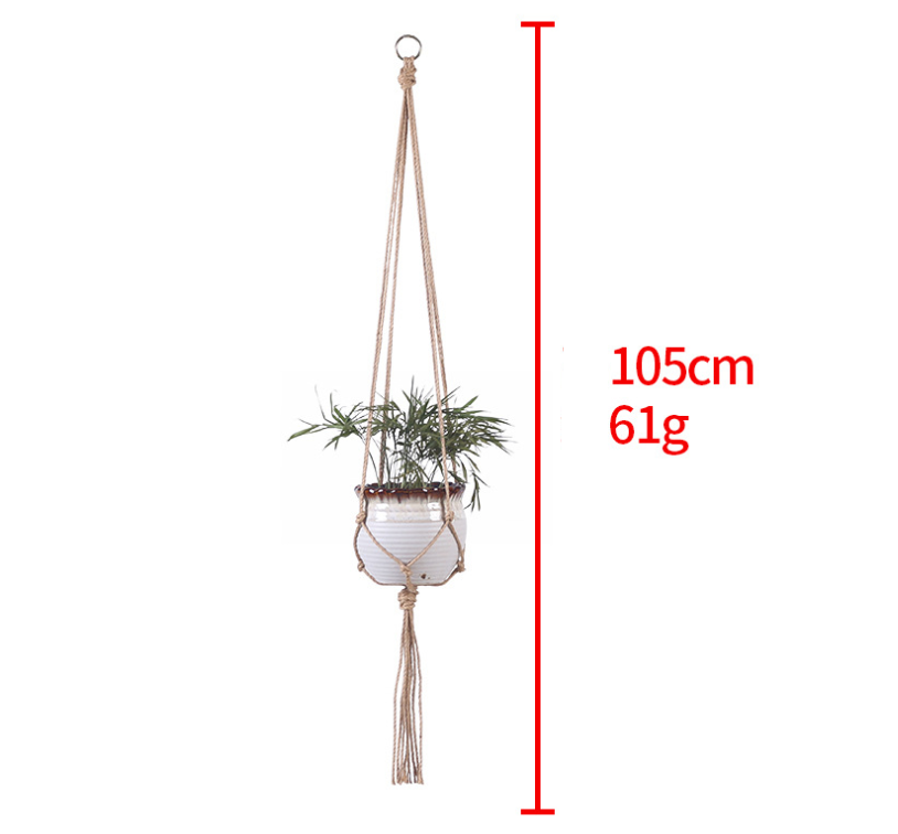 Hanging Decor | CasaFoyer Hand-woven plant hanging cotton rope sling | casafoyer.myshopify.com