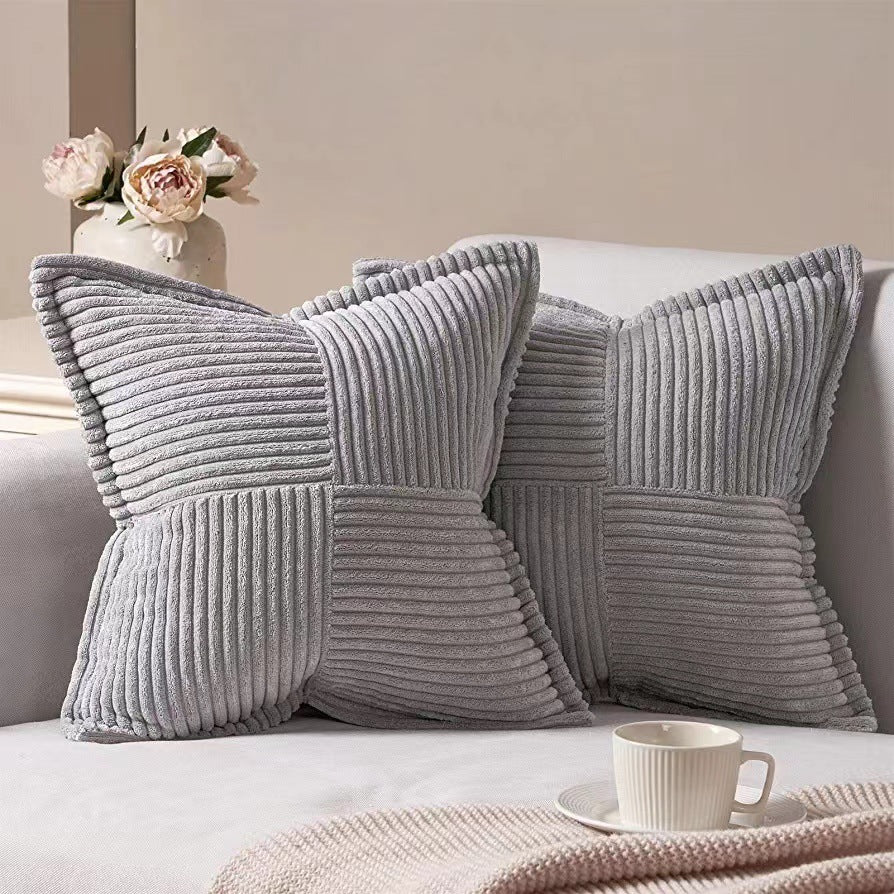 Pillow Cases | CasaFoyer Minimalistic Corduroy Flying Pillow Simple Cushion Cover | casafoyer.myshopify.com