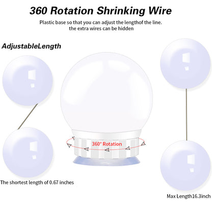 Decorative Light | CasaFoyer USB Touch Switch LED Makeup Mirror Light Bulb - Glamour and Precision for Your Vanity | casafoyer.myshopify.com