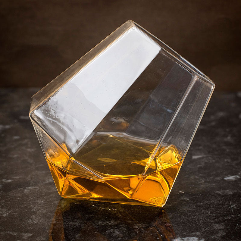 Whiskey Glass | CasaFoyer No Spill Modern Whiskey glass | casafoyer.myshopify.com