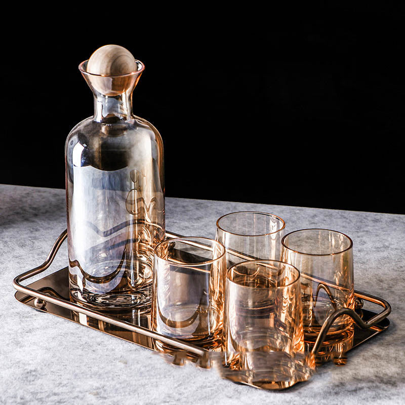 Whiskey Glass | CasaFoyer Simple Home Whiskey Decanter with | casafoyer.myshopify.com