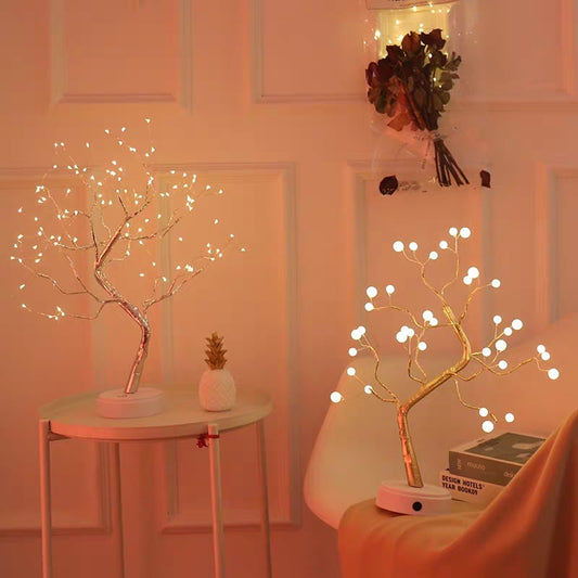 Decorative Light | CasaFoyer Led Copper Wire Light Bedroom Tree shape Light | casafoyer.myshopify.com