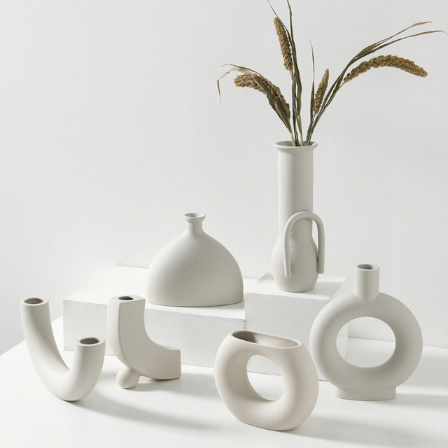 Flower Vases | CasaFoyer Nordic Ceramic Vase for Stylish Home Décor - Elegant Scandinavian Design | casafoyer.myshopify.com