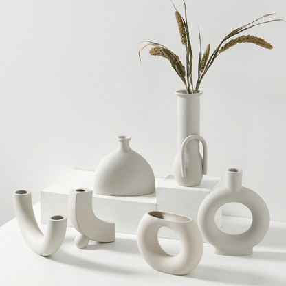 Flower Vases | CasaFoyer Nordic Ceramic Vase for Stylish Home Décor - Elegant Scandinavian Design | casafoyer.myshopify.com