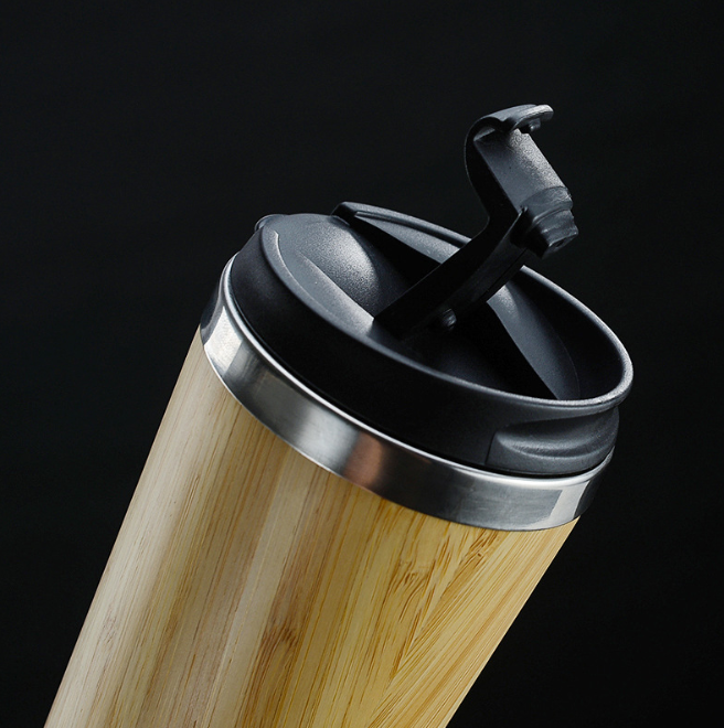 Tumbler | CasaFoyer Bamboo insulated  Coffee Cup | casafoyer.myshopify.com