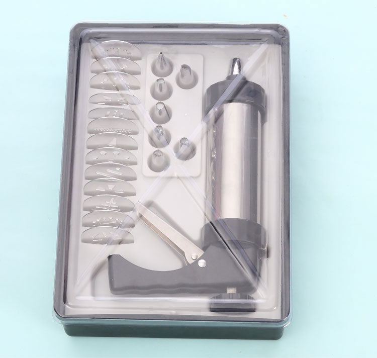 Kitchen Tools | CasaFoyer Handheld Biscuit press Machine - 21 pcs set | casafoyer.myshopify.com