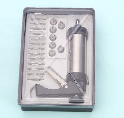 Kitchen Tools | CasaFoyer Handheld Biscuit press Machine - 21 pcs set | casafoyer.myshopify.com