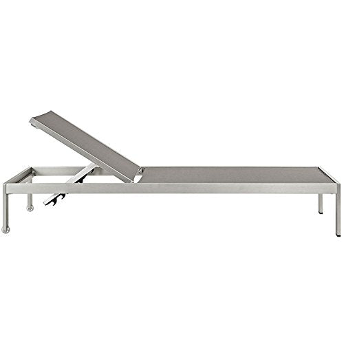 home office desk chairs | CasaFoyer Shore Outdoor Patio Mesh Sun Lounger & Side Table Set | Brushed Aluminum Frame | Easy Assembly | Clear Wheels | Black Plastic Foot Caps | Chic & Minimalist Design | Comfortable & Versatile | Includes 2 Loungers & Side Table | casafoyer.myshopify.com