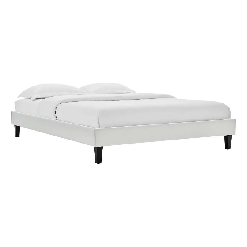 adjustable bed bases | CasaFoyer Reign Performance Velvet Full Platform Bed Frame | Sturdy & Elegant | Compatible with Memory Foam, Latex, Innerspring & Hybrid Mattresses | Easy Assembly | 800 lbs Weight Capacity | casafoyer.myshopify.com