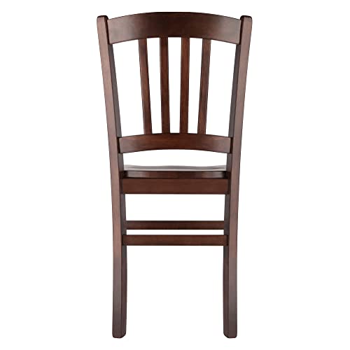 Sofa & chair Sets | CasaFoyer Madison 2-Piece Chair Set | Elegant Rainbow Arches | Walnut Finish | Solid Wood | Comfortable Contoured Seats | Assembly Required | 34.6H x 17.1W x 19.25D | casafoyer.myshopify.com