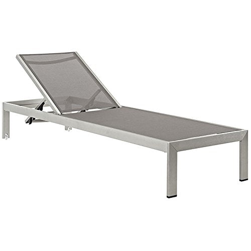home office desk chairs | CasaFoyer Shore Outdoor Patio Mesh Sun Lounger & Side Table Set | Brushed Aluminum Frame | Easy Assembly | Clear Wheels | Black Plastic Foot Caps | Chic & Minimalist Design | Comfortable & Versatile | Includes 2 Loungers & Side Table | casafoyer.myshopify.com