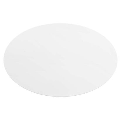 patio dining tables | CasaFoyer Tupelo 42 Oval Dining Table | Elegant Mid-Century Style | Sturdy MDF Top | Sleek White Finish | Gold Metal Pedestal Base | Easy to Clean | Non-Marking Ring | casafoyer.myshopify.com