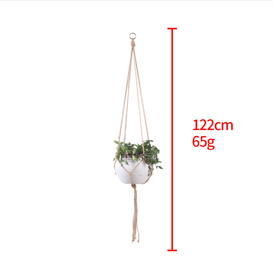 Hanging Decor | CasaFoyer Hand-woven plant hanging cotton rope sling | casafoyer.myshopify.com