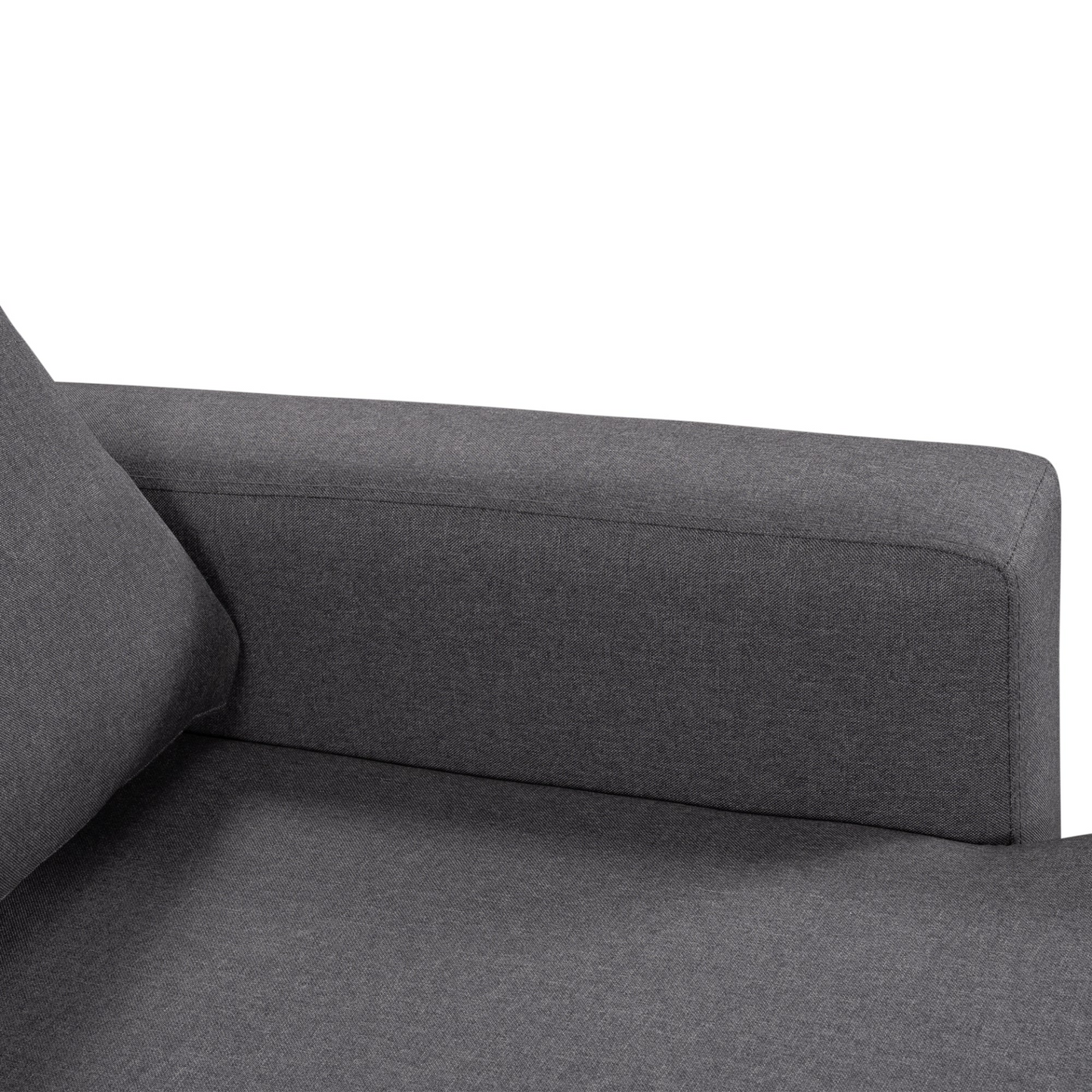 Sofa & Chair sets | CasaFoyer Upholstery Sleeper Sectional Sofa Grey with Storage Space, 2 Tossing Cushions | casafoyer.myshopify.com