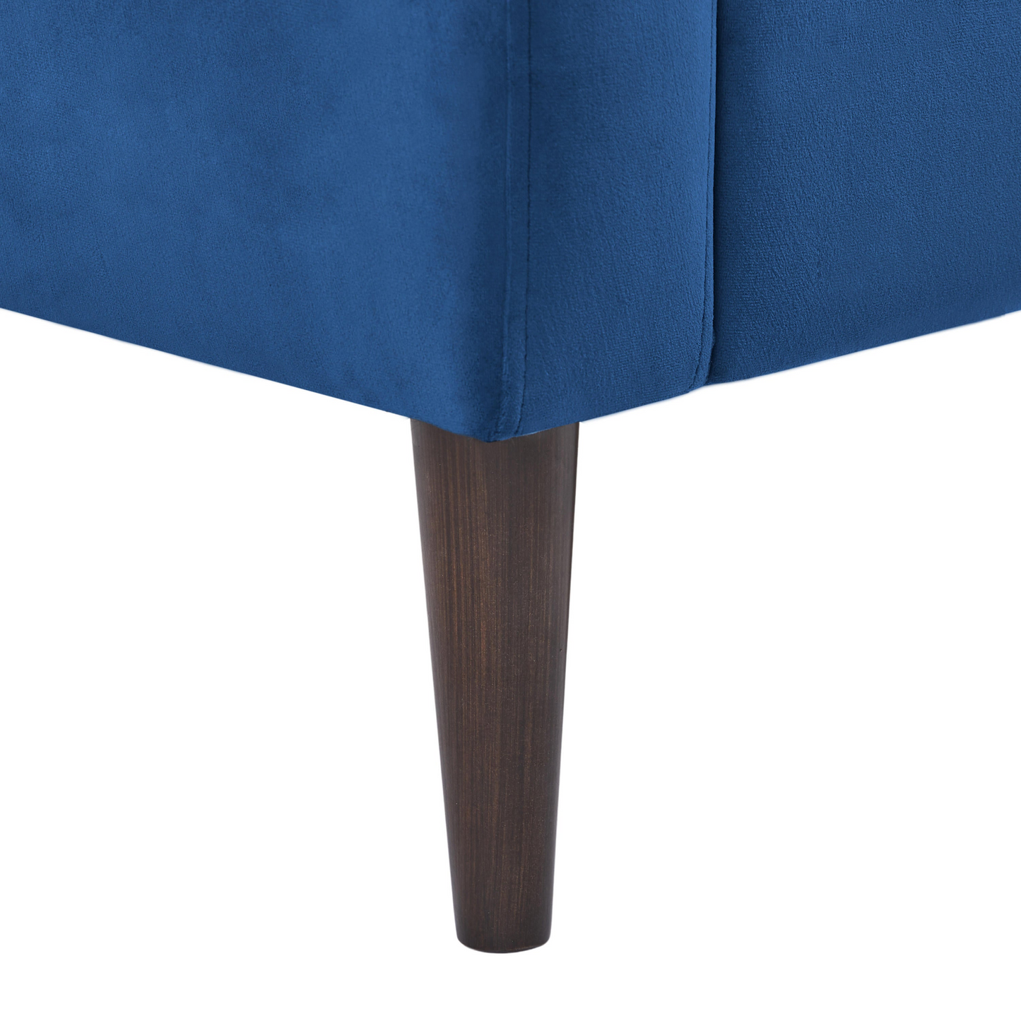 Sofa & Chair sets | Modern Chesterfield sofa couch, Comfortable Upholstered sofa with Velvet Fabric and Wooden Frame and Wood Legs for Living Room/Bedroom/Office Blue --3 Seats | casafoyer.myshopify.com