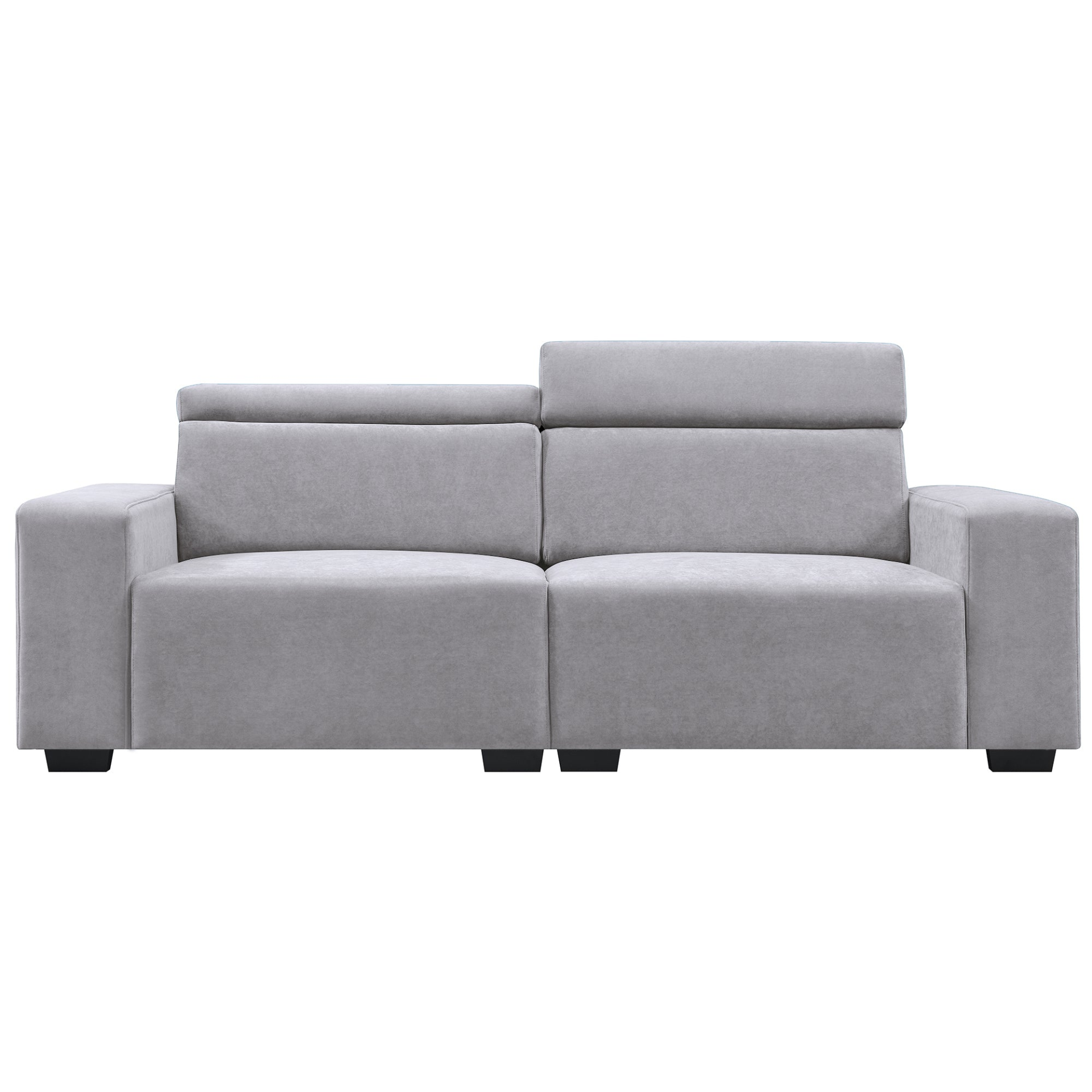 [product_type] | 87*34.2'' 2-3 Seater Sectional Sofa Couch with Multi-Angle Adjustable Headrest,Spacious and Comfortable Velvet Loveseat for Living Room,Studios,Salon,, Office,Apartment,3 Colors | casafoyer.myshopify.com