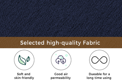 [product_type] | 65" Mid-Century Modern Fabric Corner Lounge Chair | Upholstered Indoor Chaise Lounge for Bedroom, Office, Small Living Room & Apartment | casafoyer.myshopify.com