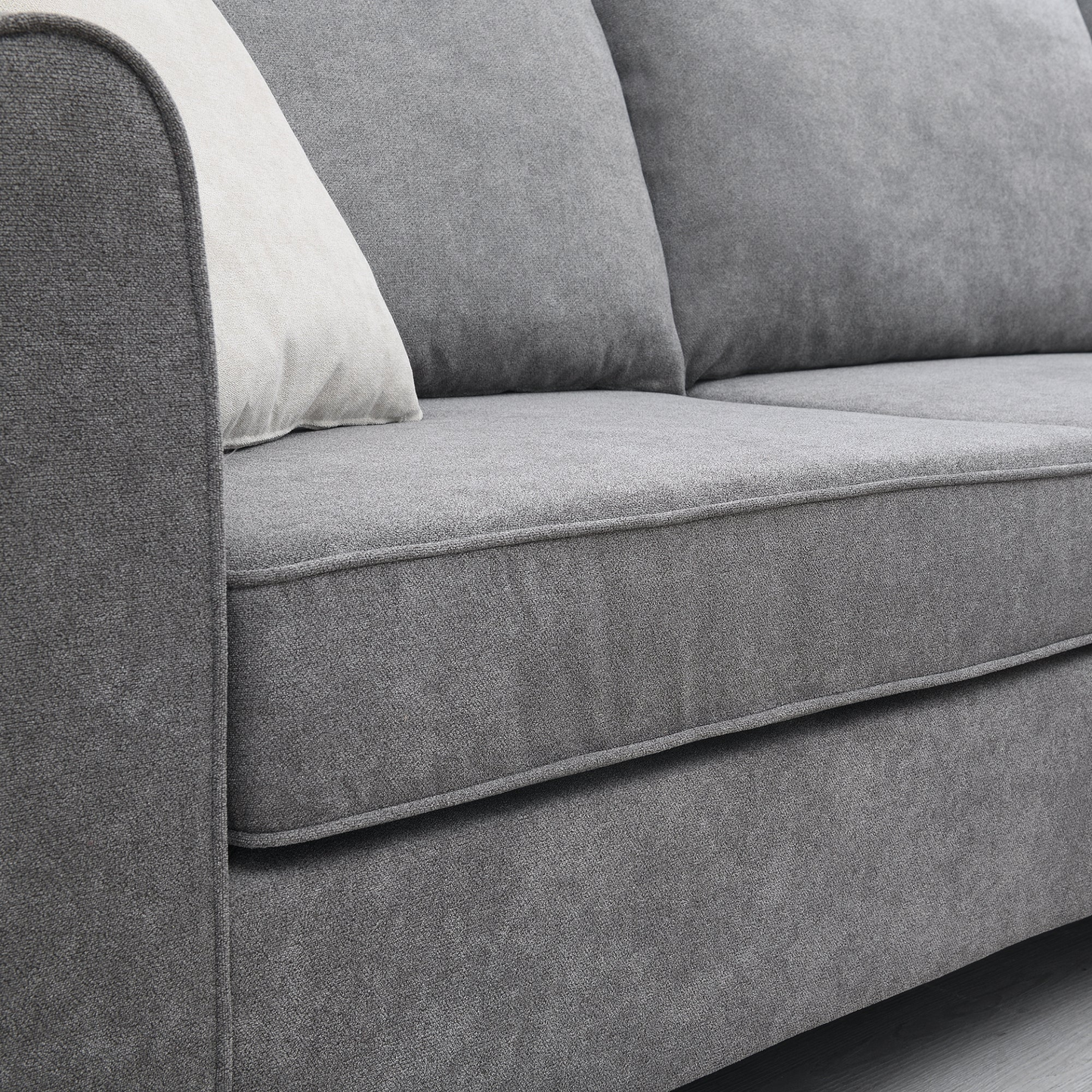 Sofa & Chair sets | Modern Upholstered Living Room Sectional Sofa, L Shape Furniture Couch with 3 Pillows | casafoyer.myshopify.com