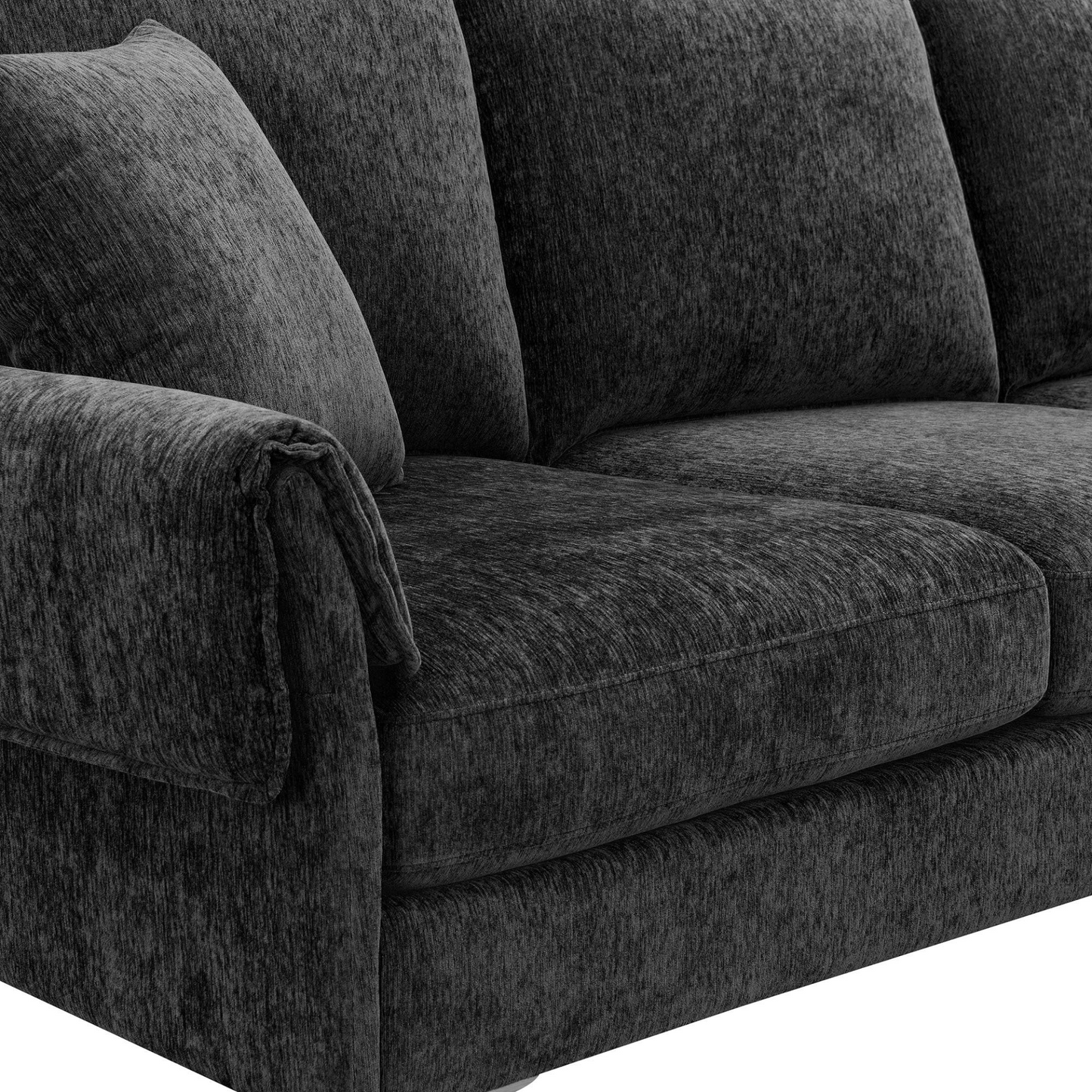 [product_type] | 84 " Convertible Sectional Sofa, Modern Chenille L-Shaped Sofa Couch with Reversible Chaise Lounge, Fit for Living Room, Apartment(2 Pillows) | casafoyer.myshopify.com