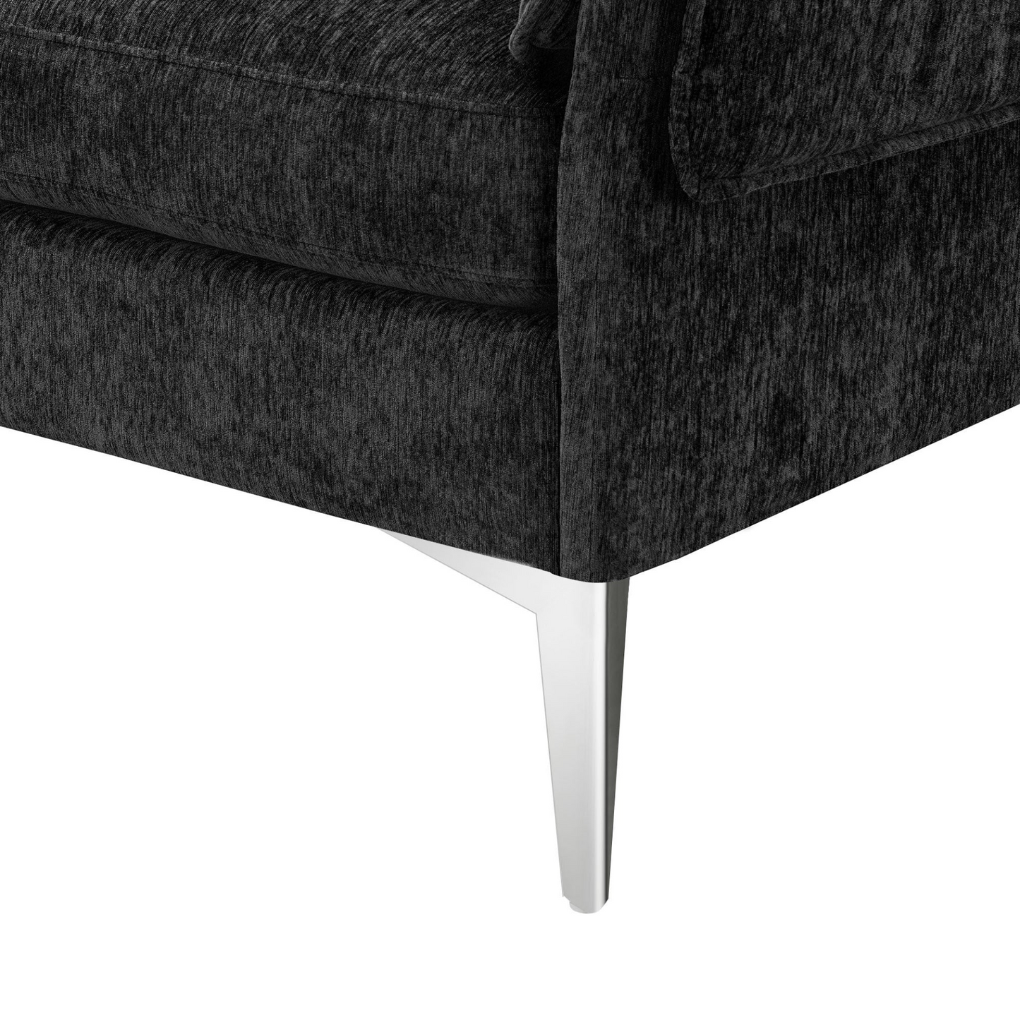 [product_type] | 84 " Convertible Sectional Sofa, Modern Chenille L-Shaped Sofa Couch with Reversible Chaise Lounge, Fit for Living Room, Apartment(2 Pillows) | casafoyer.myshopify.com