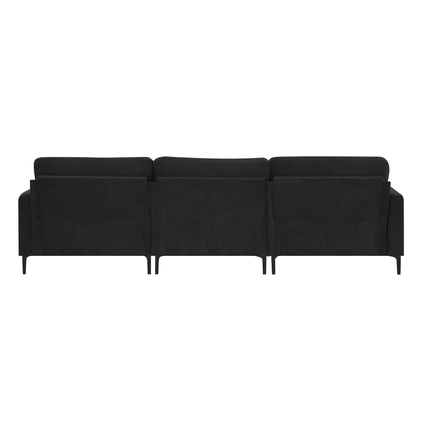 Sofa & Chair sets | Modern L-shaped Sectional Sofa, 4-seat Velvet Fabric Couch Set with Convertible Ottoman,Freely Combinable Sofa for Living Room, Apartment, Office,Apartment,2 Colors | casafoyer.myshopify.com