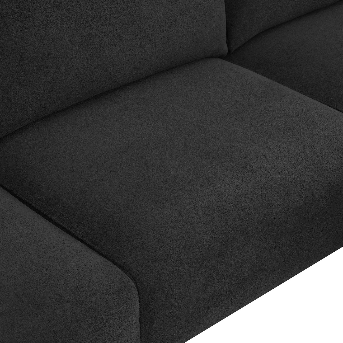 Sofa & Chair sets | Modern L-shaped Sectional Sofa, 4-seat Velvet Fabric Couch Set with Convertible Ottoman,Freely Combinable Sofa for Living Room, Apartment, Office,Apartment,2 Colors | casafoyer.myshopify.com