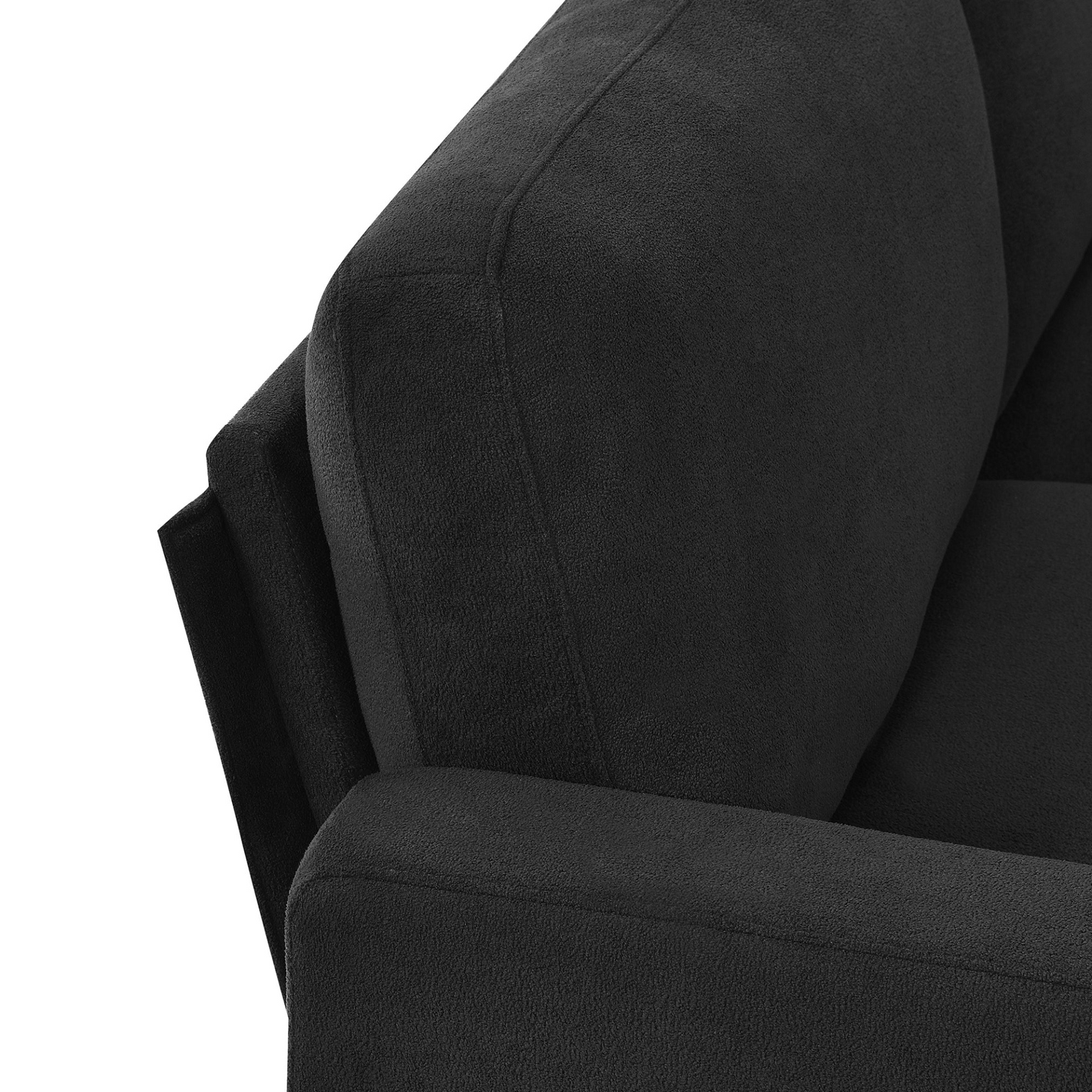 Sofa & Chair sets | Modern L-shaped Sectional Sofa, 4-seat Velvet Fabric Couch Set with Convertible Ottoman,Freely Combinable Sofa for Living Room, Apartment, Office,Apartment,2 Colors | casafoyer.myshopify.com