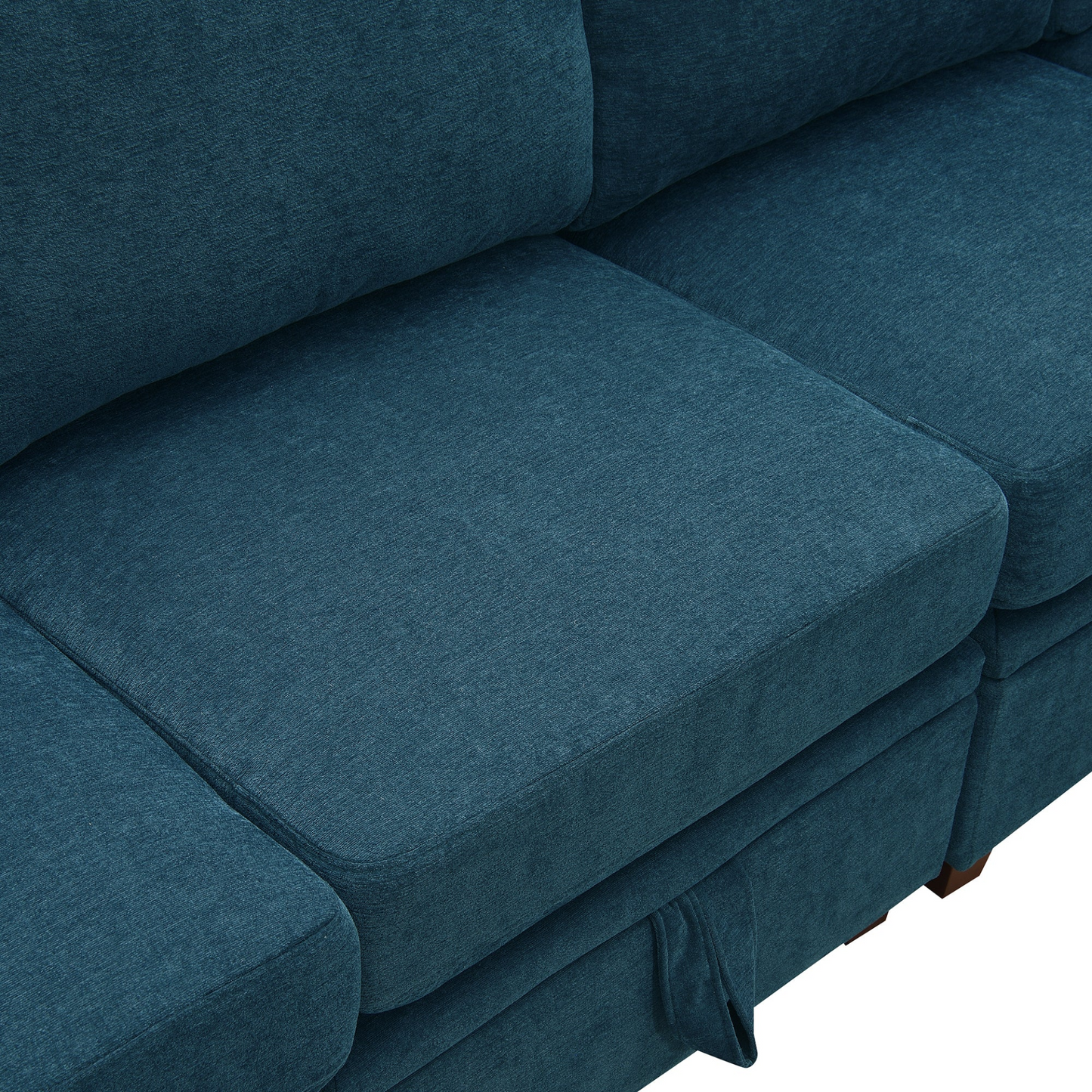 Sofa & Chair sets | Chenille Modular Sectional Sofa,U Shaped Couch with Adjustable Armrests and Backrests,6 Seat Reversible Sofa Bed with Storage Seats for Living Room, Apartment,2 Colors | casafoyer.myshopify.com