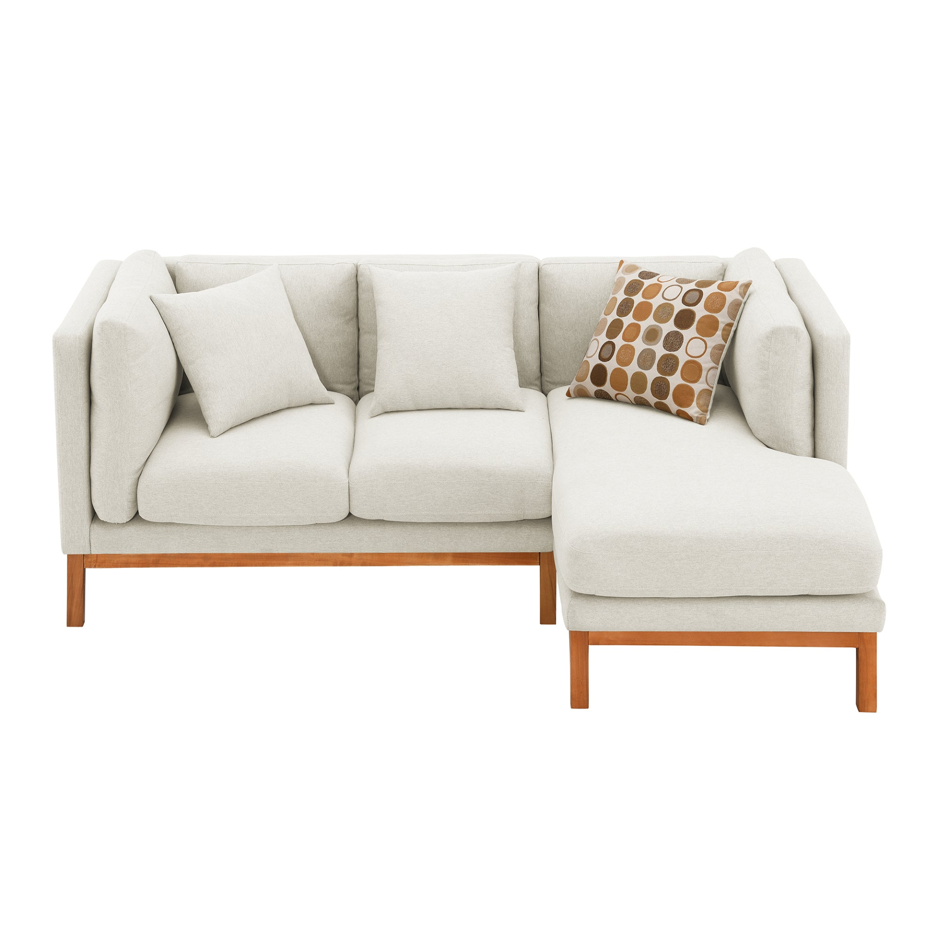 Sofa & Chair sets | Modern Sectional Sofa,Rustic L-shaped Couch Set with 3 Free Pillows,4-seat Linen Fabric Indoor Furniture with Chaise Lounge for Living Room, Apartment, Office,2 Colors | casafoyer.myshopify.com