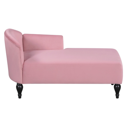 Sofa & Chair sets | Mid Century Vintage Velvet Chaise Lounge, Modern Right Arm Facing Upholstery Lounge Chair with Solid Wood Legs,Multi-purpose Sleeper Sofa for Living Room,Bedroom,Apartment,Office | casafoyer.myshopify.com