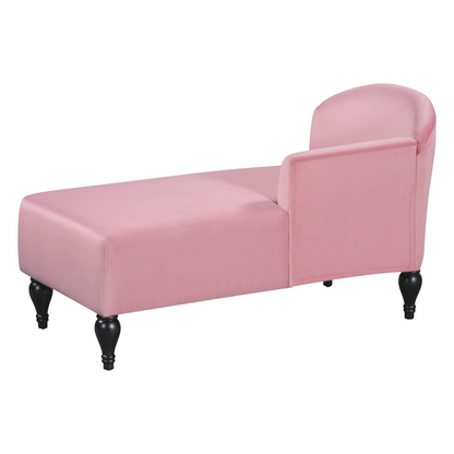 Sofa & Chair sets | Mid Century Vintage Velvet Chaise Lounge, Modern Right Arm Facing Upholstery Lounge Chair with Solid Wood Legs,Multi-purpose Sleeper Sofa for Living Room,Bedroom,Apartment,Office | casafoyer.myshopify.com