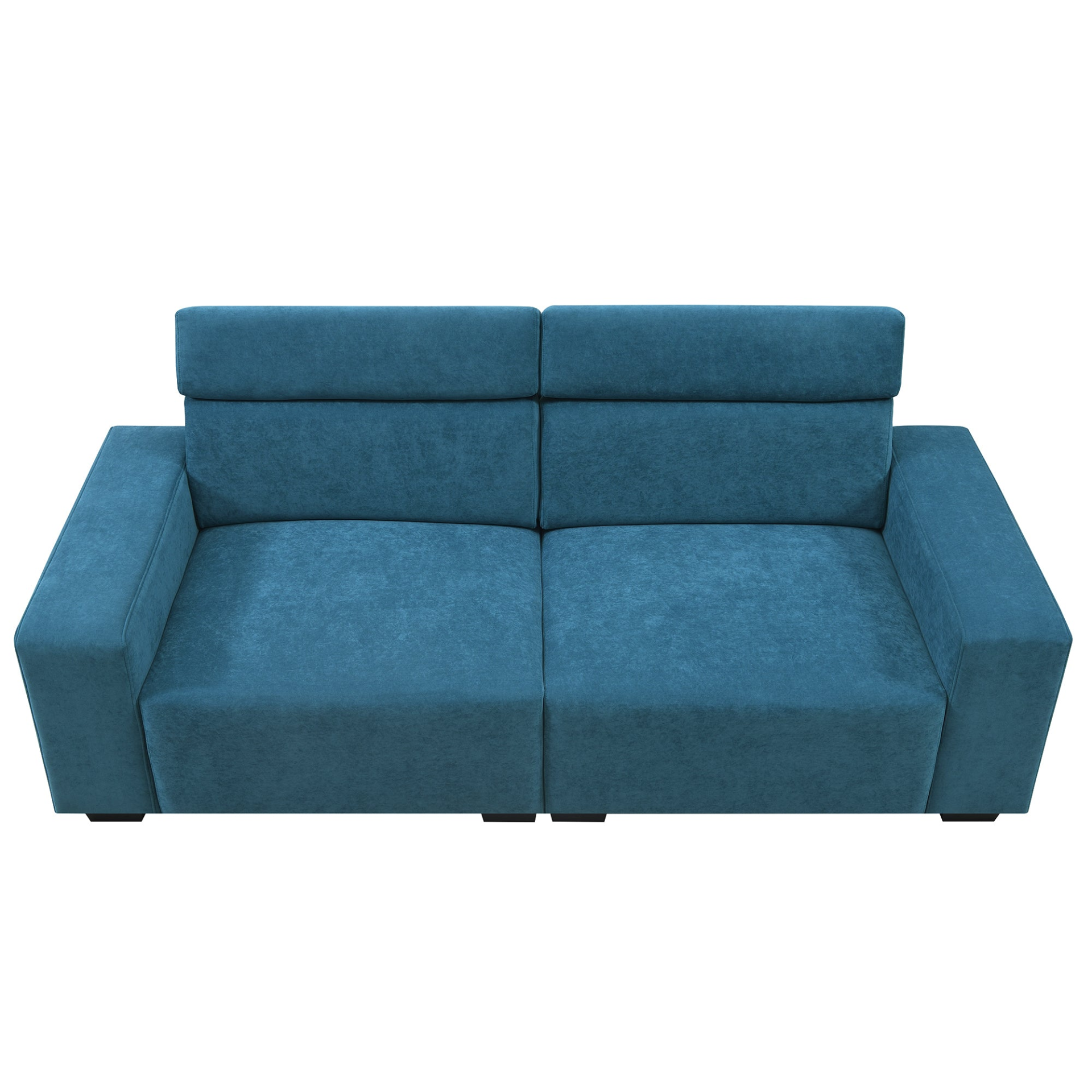 Sofa & Chair sets | 2-3 Seater Sectional Sofa Couch with Multi-Angle Adjustable Headrest, Spacious and Comfortable Velvet Loveseat for Living Room,Studios,Salon, Bedroom,Apartment,3 Color | casafoyer.myshopify.com