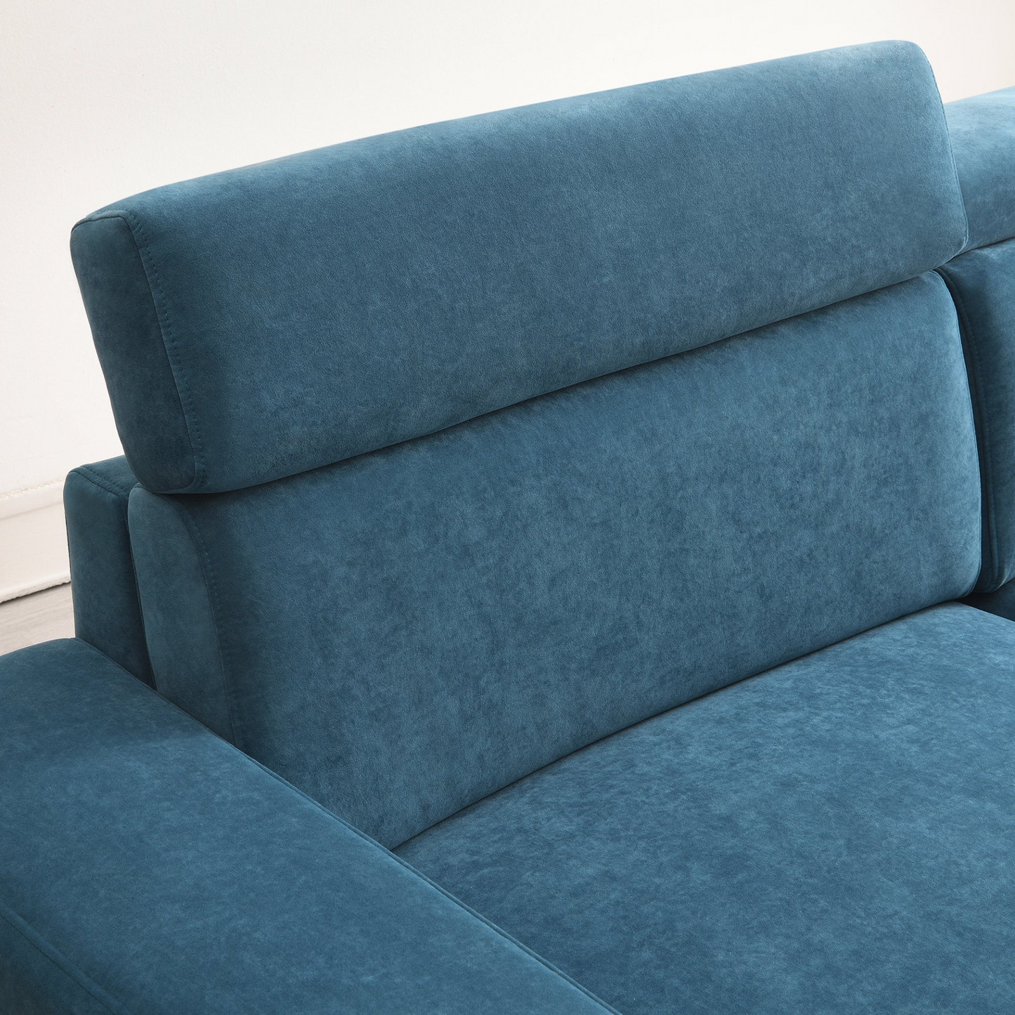 Sofa & Chair sets | 2-3 Seater Sectional Sofa Couch with Multi-Angle Adjustable Headrest, Spacious and Comfortable Velvet Loveseat for Living Room,Studios,Salon, Bedroom,Apartment,3 Color | casafoyer.myshopify.com