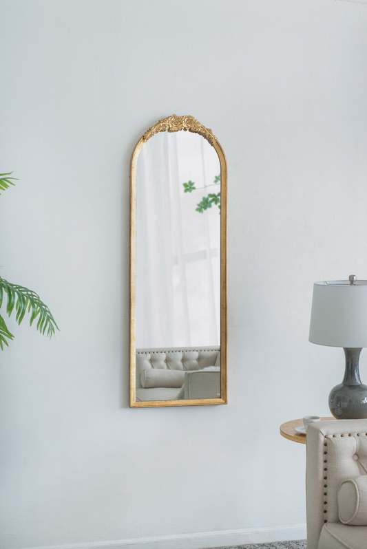 Wall mirror | Wood Floor Mirror, Full Body Mirror Dressing Make up Mirror for Bathroom Bedroom Living Room | casafoyer.myshopify.com