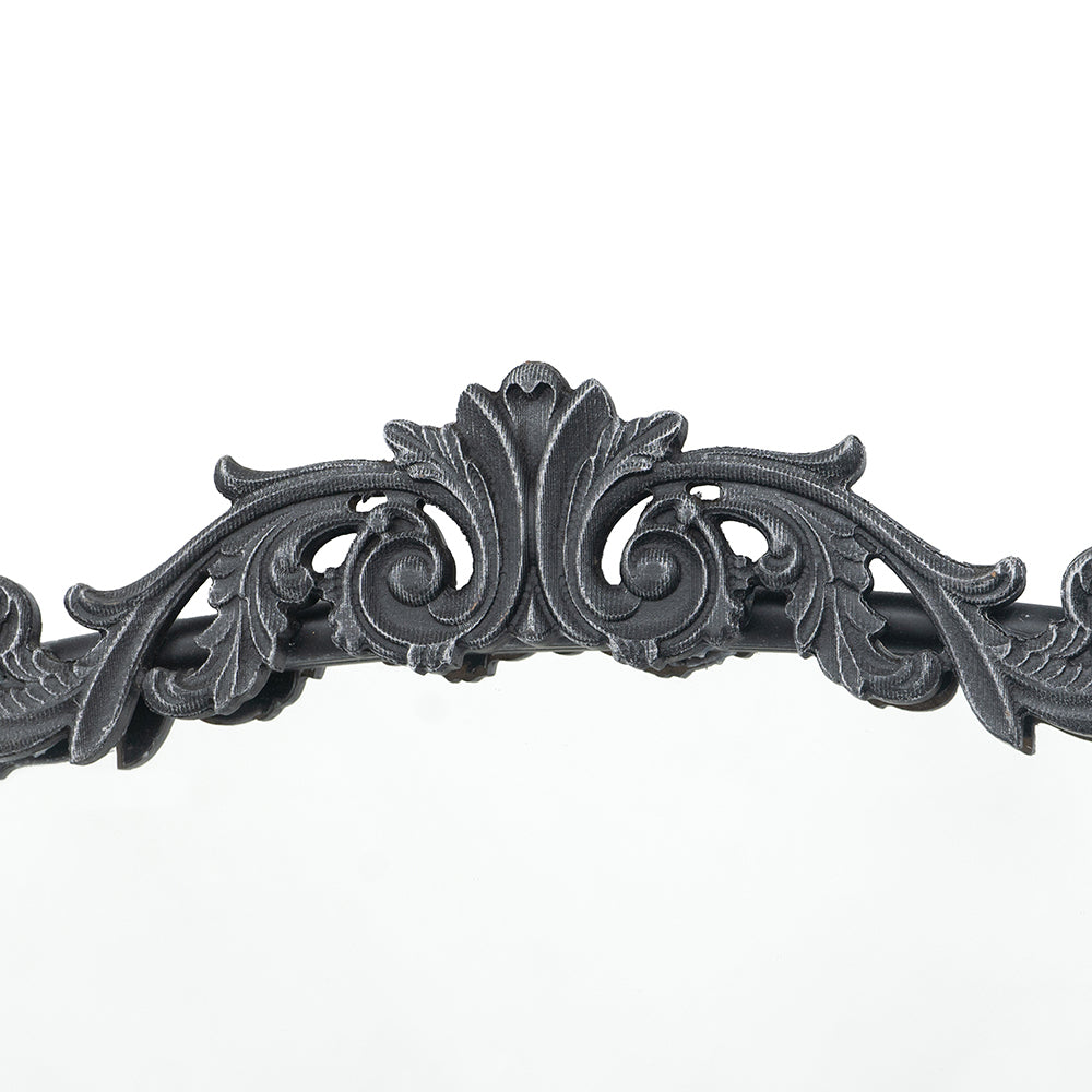 [product_type] | 66" x 36" Full Length Mirror, Arched Mirror Hanging or Leaning Against Wall, Large Black Mirror for Living Room | casafoyer.myshopify.com