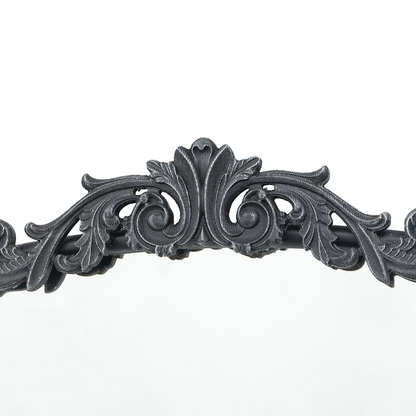 [product_type] | 66" x 36" Full Length Mirror, Arched Mirror Hanging or Leaning Against Wall, Large Black Mirror for Living Room | casafoyer.myshopify.com