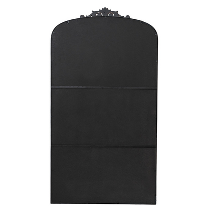 [product_type] | 66" x 36" Full Length Mirror, Arched Mirror Hanging or Leaning Against Wall, Large Black Mirror for Living Room | casafoyer.myshopify.com