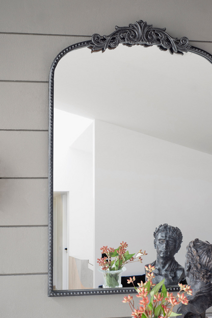 Wall mirror | Classic Design Mirror with and Baroque Inspired Frame for Bathroom, Entryway Console Lean Against Wall | casafoyer.myshopify.com