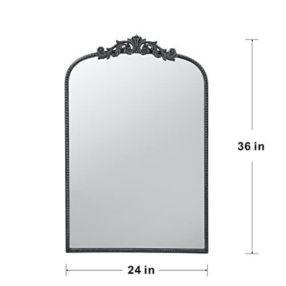 Wall mirror | Classic Design Mirror with and Baroque Inspired Frame for Bathroom, Entryway Console Lean Against Wall | casafoyer.myshopify.com